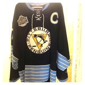 Penguins Crosby Reebok Winter Classic Jersey